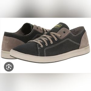 Ahun Stockton Gray Suede Canvas Sneaker Men's Size 11
